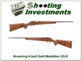 Browning A-bolt 22LR Gold Medallion! - 1 of 4