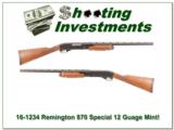 Remington 870 Special English stock 2 ¾ and 3in Mint! - 1 of 4