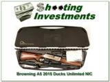  Browning 2015 A5 Duck Unlimited New, Unfired, Perfect! - 1 of 4