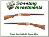  Ruger Red Label 20 Gauge 28in tubes Exc Cond! - 1 of 4