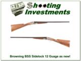 Browning BSL BSS Sidelock 12 Gauge 26in looks new! - 1 of 4