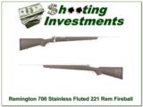 Remington 700 Stainless Fluted 221 Fireball Exc Cond - 1 of 4