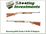 Browning BAR Grade 4 1970 Belgium 30-06! - 1 of 4