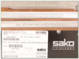 Sako 85 L375 H&H Stainless Walnut unfired in box! - 4 of 4