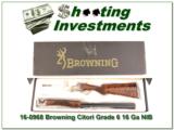Browning Citori Grade 6 rare 16 Gauge NIB - 1 of 4
