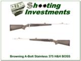 Browning A-Bolt Stainless Stalker 375 H&H with BOSS! - 1 of 4