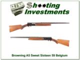 Browning A5 Sweet Sixteen 59 Belgium Vent Rib Modified - 1 of 4