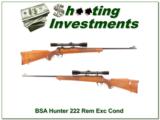 BSA Hunter in 22 Rem with Unertl 6X Condor period scope - 1 of 4