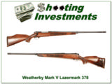  Weatherby Mark V Lazermark 5 panel 378! - 1 of 4