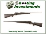  Weatherby Mark V in 7mm Wthy Magnum 26in - 1 of 4