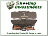Browning Gold Fusion 20 Gauge Magnum Belgium in case! - 1 of 4