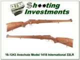 Anschutz Model 1418 International 22LR - 1 of 4
