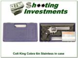 Colt King Cobra Stainless 357 6in Exc Cond - 1 of 4
