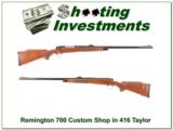 Remington 700 Custom Shop 416 Taylor - 1 of 4