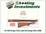 Ruger Red Label 20 Gauge High Grade 28in NNIB! - 1 of 4