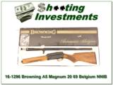 Browning A5 Magnum 20 Gauge 69 Belgium Blond ANIB! - 1 of 4