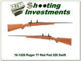 Ruger 77 Red Pad in 220 Swift! - 1 of 4