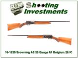 Browning A5 20 Gauge 61 Belgium 26in IC - 1 of 4