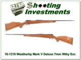 Weatherby Mark V Deluxe 7mm Wthy Mag near new! - 1 of 4