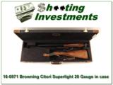 Browning Citori Superlight 20 gauge Exc Cond in case! - 1 of 4