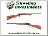 Browning Model 53 Deluxe 32-20 looks new XX Wood! - 1 of 4