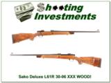 Sako Deluxe L61R pre-Garcia 30-06 XX wood unfired! - 1 of 4