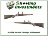 Sako 85 S Stainless Finnlite in rare 338 Federal Exc Cond - 1 of 4