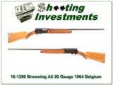 Browning A5 20 Ga 64 Belgium Blond - 1 of 4