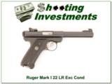 Ruger Mark I 22 LR heavy barrel Exc Cond - 1 of 4