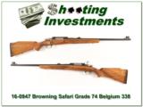 Browning Belgium 338 Safari Grade! - 1 of 4