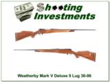 Weatherby Mark V Deluxe 30-06 9 lug Exc Cond! - 1 of 4