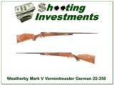Weatherby Mark V Varmintmaster 26in German 22-250 - 1 of 4