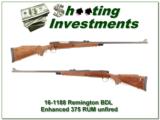 Remington 700 BDL factory engraved 375 RUM Rem Ultra Mag! - 1 of 4