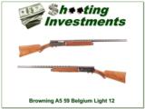 Browning A5 Light 12 59 Belgium Vent Rib! - 1 of 4