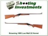 Browning 1885 22 Hornet Low Wall Exc Cond - 1 of 4