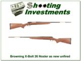 Browning X-Bolt 26 Nosler rare Hunter model! - 1 of 4