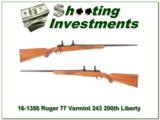 Ruger Model 77 1976 Liberty Varmint 243 Winchester! - 1 of 4