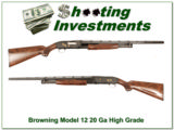  Browning Model 12 High Grade 20 Gauge XX Wood! - 1 of 4