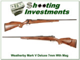  Weatherby Mark V Deluxe 7mm Wthy mag! - 1 of 4