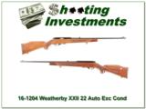 Weatherby XXII Deluxe Italian 22 LR- 1 of 4
