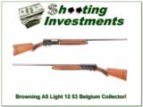 Browning A5 Light 12 53 Belgium Collector! - 1 of 4