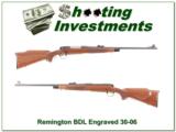 Remington 700 BDL factory engraved 30-06! - 1 of 4