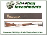 Browning BAR Safari High Grade 30-06 NIB! - 1 of 4