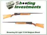Browning A5 Light 12 64 Belgium Round Knob VR - 1 of 4