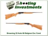 Browning 22 Auto Takedown 66 Belgium Blond Exc Cond! - 1 of 4