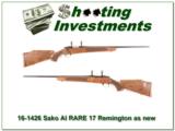 Sako A1 hard to find 17 Remington nice Wood! - 1 of 4