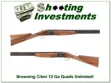  Browning Citori Quail Unlimited 1999 No. 36 of 100! - 1 of 4