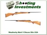  Weatherby Mark V Deluxe 300 USA 26in Blond! - 1 of 4