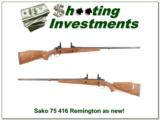  Sako 75 416 Remington Magnum as new! - 1 of 4