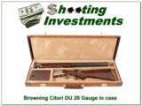 Browning Citori Ducks Unlimited 20 Gauge engraved ANIC! - 1 of 4